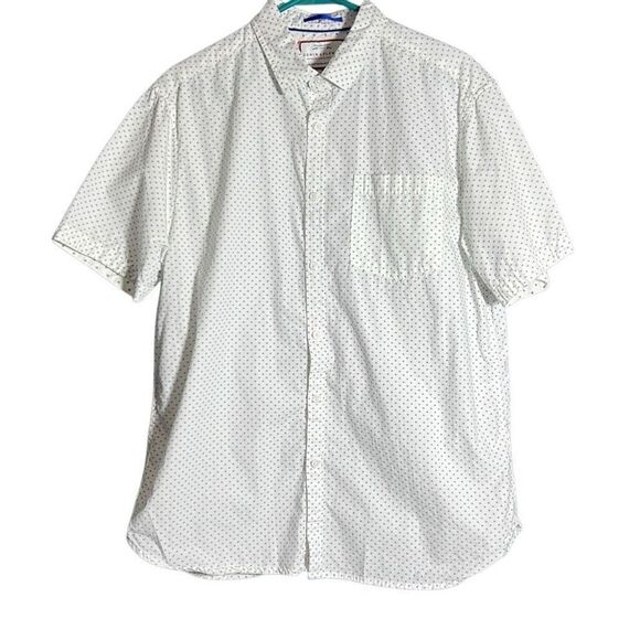 Denim & Flower Men’s Short-Sleeve Button-Up Shirt Slim Fit - Picture 1 of 6